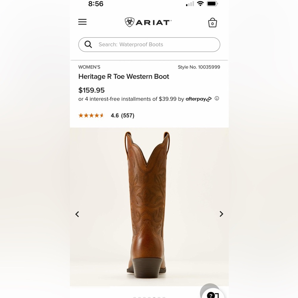 Women Ariat Western Boot - Picture 11 of 11